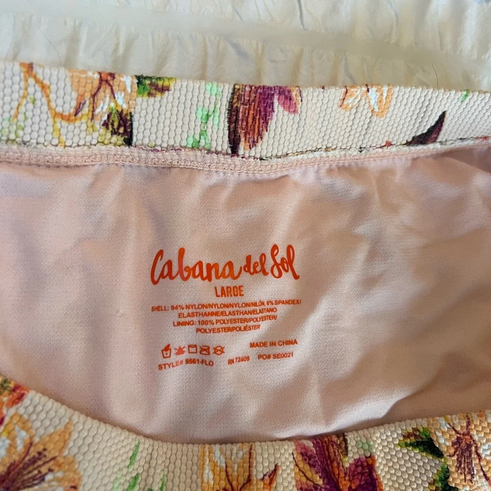 Pink patterned bikini size Large - Picture 3 of 3